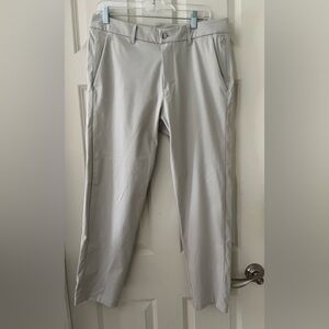 Men Lululemon ABC pants, size 34 x 28 activewear golf trousers business casual